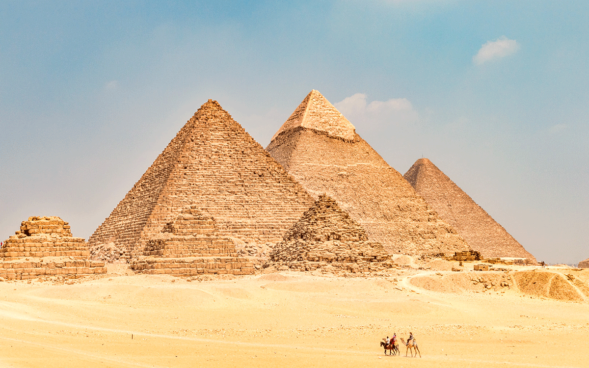 Safaris to see the Pyramids of Giza in Egypt