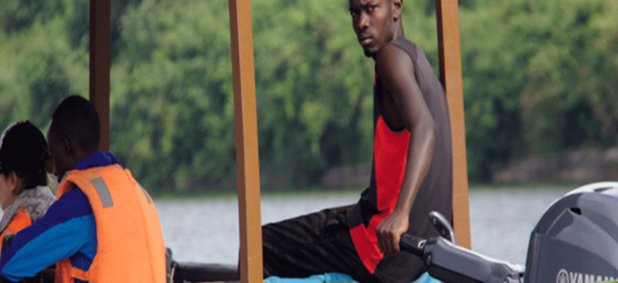 Boat cruise on Lake Kivu