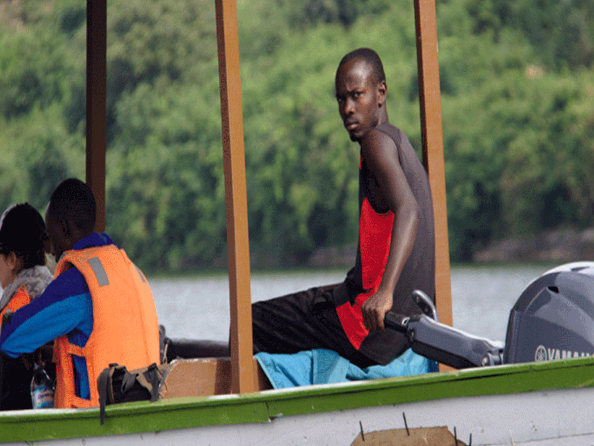 Boat cruise on Lake Kivu